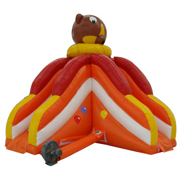 inflatable dry slide